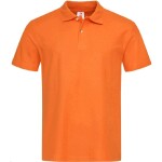 Polokošile pánská Oranžová piké krátký rukáv STEDMAN 100% bavlna 170g/m2