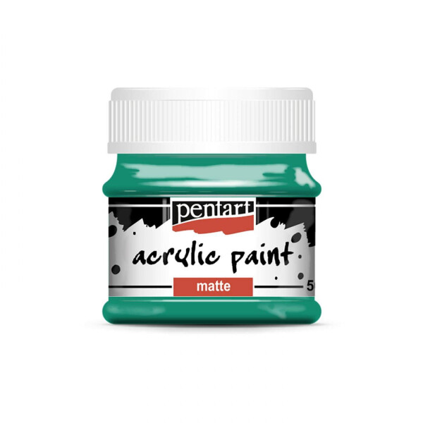 Pentart Matte akrylová barva 50 ml tyrkysová