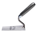 Lžíce zednická lichoběžníková, 140 mm nerez, kalená, dřevěná rukojěť, STALCO PERFECT