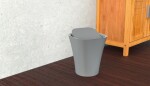 Eisl - Kosmetický koš, šedý, cca 8,5 l, s otočným víkem BA0301 BA0301