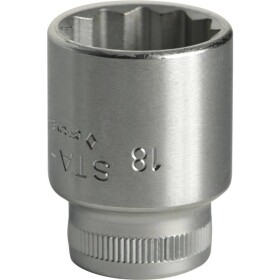 Stahlwille 45 18 02010018 Dvojitý šestiúhelník vložka pro nástrčný klíč 18 mm 3/8