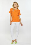 Monnari Trička Dámské tričko ozdobnou vazbou Orange