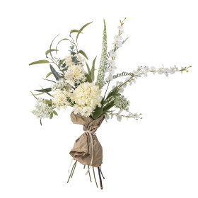 Bloomingville Umělá kytice Symphonie Bouquet White, multi barva, plast