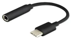 SAVIO AK-35/B černá / Audio adaptér / USB-C (M) - Jack 3,5 mm (F) (AK-35/B)