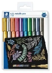 Staedtler Metallic / Popisovač / kulatý hrot / mix barev / 10 ks / 1-2 mm (8323 TB10)