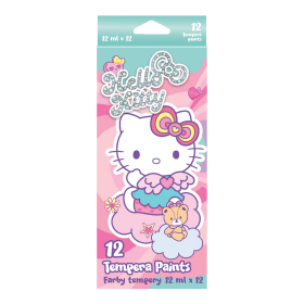 Temperové barvy Colorino Hello Kitty, tuba 12 barev
