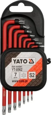 YATO YT-0562 / Sada klíčů TORX s otvorem 7 ks (YT-0562)