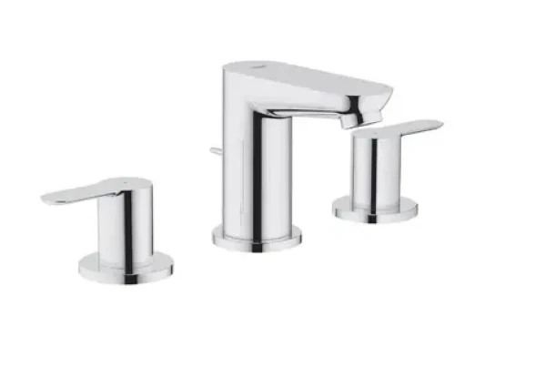 Grohe - Umyvadlová baterie s výpustí, 3-otvorová instalace, chrom (20197000)