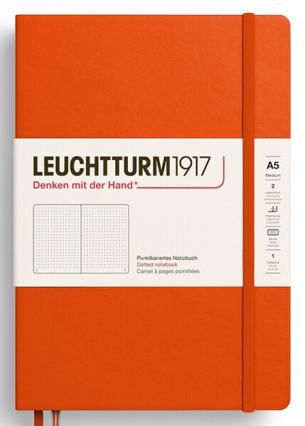 Zápisník Pumpkin Hardcover Medium (A5) tečkovaný