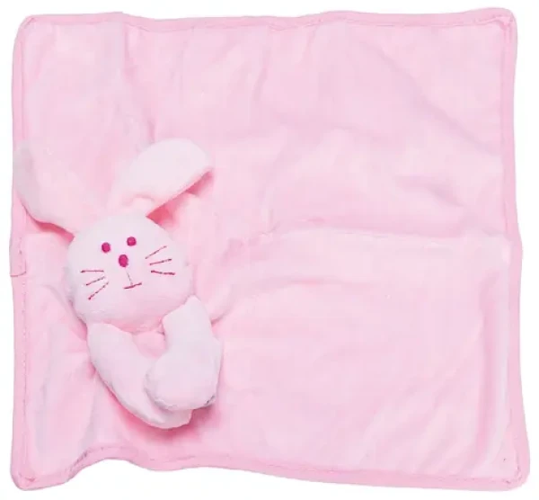 Karlie Vzor králíček Růžová 32cm / Mazlící dečka pro štěňata (KF-47973)