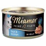 Miamor Cat Filet konzerva tuňák+krevety 100g + Množstevní sleva