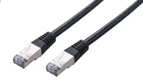 C-TECH patchcord Cat5e FTP 0.25 m černá (8954125014669)