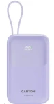 CANYON CNS-CPB101PU fialová / Powerbanka / 10000mAh / PD 22.5W / LCD / 1x USB-A / 1x USB-C (CNS-CPB101PU)