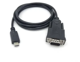 Equip 133392 černá / Adaptér / USB-C - DB9 RS232 / Prolific PL2303GT / 1,5 m (133392)