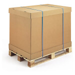 5 x Kompletní lepenkové kontejnery 1200 x 800 x 900 mm