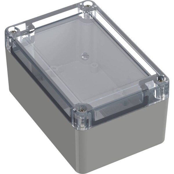 TRU COMPONENTS TC-10860604 univerzální pouzdro 120 x 80 x 60.20 ABS-PC světle šedá 1 ks
