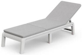 KETER ATLAS (MALLORCA) lehátko s poduškou - šedá/světle šedá
