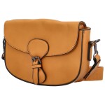 Trendová koženková crossbody Atlay, žlutá
