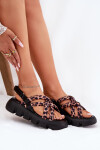 Dámské Sandály Na Platformě S Pásky Leopardí Filamira 37