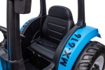 Mamido Dětský elektrický traktor A011 24V 400W modrý