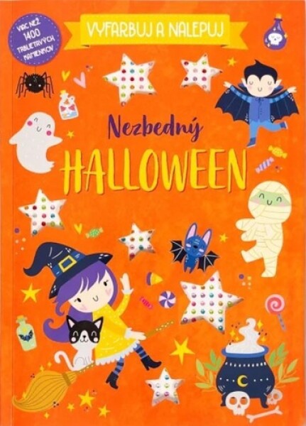 Vyfarbuj a nalepuj Nezbedný Halloween