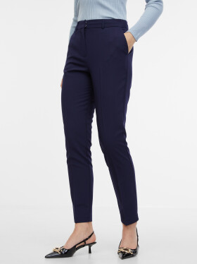 Orsay Tmavě modré dámské kalhoty dámské
