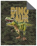 DumDekorace Dětský přehoz s dinosaurem Šířka: 170 cm | Délka: 210 cm