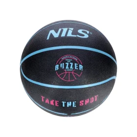 NILS NPK271 Buzzer 7 Basketbalový míč černý (5907695557312)