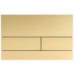 REA - Podomítkový Instalační Set Slim 024N pro WC s Tlačítkem T Brush Gold KPL-E1055