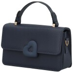 Módní dámská koženková kabelka do ruky Derin, tmavě modrá