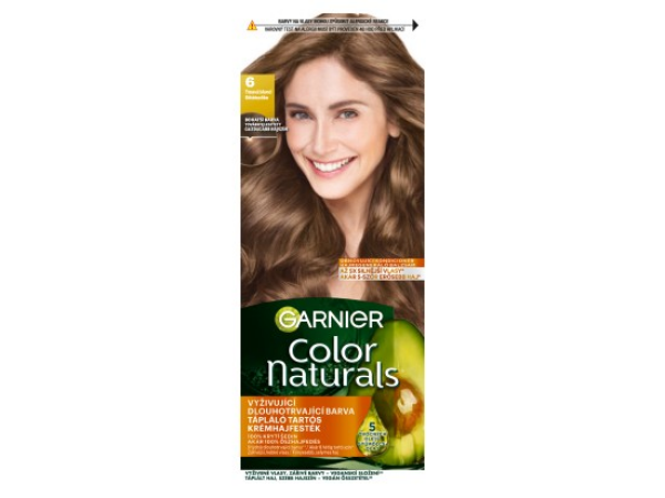 Garnier Color Naturals permanentní barva na vlasy 6 Tmavá blond, 60 +40 +12 ml