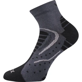 VOXX Ponožky sportovní slabé DEXTER tmavě šedé (3 páry) 35-38 116441