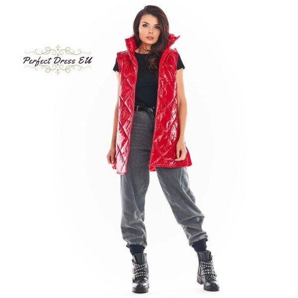 Dámská vesta A383 - Awama červená L/XL