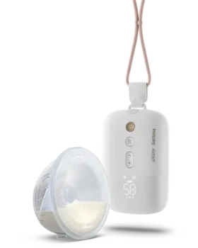 Philips AVENT Premium Plus SCF531/11 bílá / Odsávačka mateřského mléka / Hands-Free / USB-C dobíjení (SCF531/11)