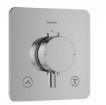 HANSGROHE - Ecostat Comfort Q Termostatická baterie pod omítku, pro 2 spotřebiče, chrom 33713000