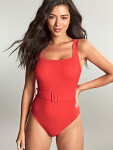 Swimwear Rossa Square Neck Swimsuit Rossa red SW1750