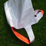 Nákupní taška LOQI TYVEK Neon Dark Orange