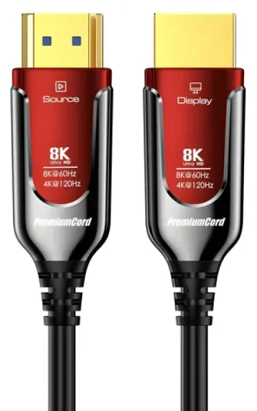 PremiumCord Ultra High Speed HDMI 2.1 optický 20m / Kabel HDMI (kphdm21r20)