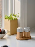 GEJST Mlýnek na sůl a pepř Sina Oak / Steel, přírodní barva, dřevo, kov