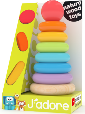 Duhové kroužky na tyči - JBD