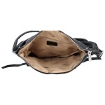 Trendová dámká koženková crossbody Larika, černá