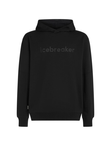ICEBREAKER Mens Merino 360 RealFleece Elemental LS Hood, Black (vzorek) velikost: M