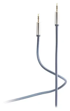 Shiverpeaks Flexline modrá / Audio kabel / Jack 3,5 mm - Jack 3,5 mm / 0,75 m / kovový konektor (FL31-30131)