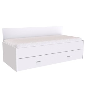 Nábytek Mikulík Zvýšené lůžko DUO s přistýlkou /vč.roštů/ - bílý lesk, antracit, aj.