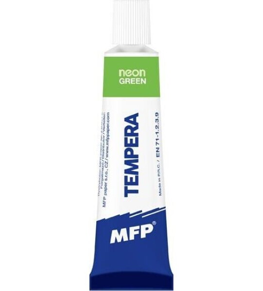 Temperové barvy 12ml NEON zelená