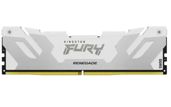 Kingston Fury Renegade White 16GB (1x16GB) DDR5 7200MHz / CL38 / DIMM / On-Die ECC / XMP / 1.45V (KF572C38RW-16)