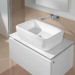 VILLEROY & BOCH - Architectura Umyvadlo na desku, 60x40 cm, s přepadem, bez otvoru pro baterii, alpská bílá 41276001