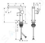 HANSGROHE - Tecturis E Umyvadlová baterie, CoolStart, EcoSmart, chrom 73041000