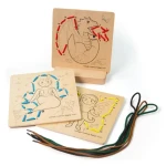 Bigjigs Toys Provlékání podle čísel - Pohádky