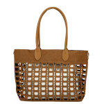 Moderní dámská kabelka na rameno Margita, hnědá